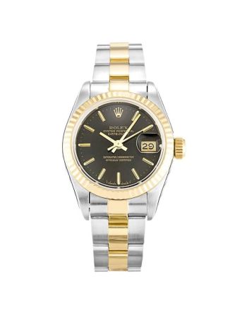 Rolex Datejust Black Dial 69173 Lady 26MM