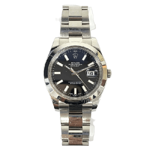 Rolex Datejust II 116300 Black Dial Sep 2016