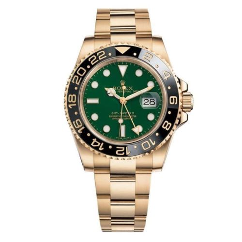 Rolex GMT Master II Green 116718GSO Mens 40MM